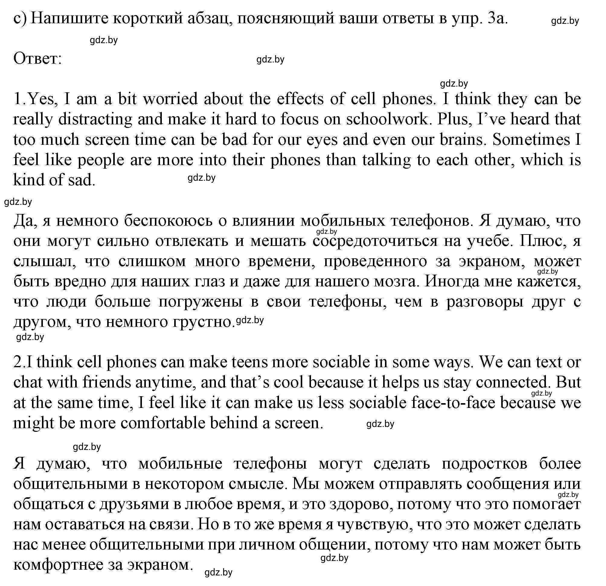 Решение 2. номер 3c (страница 94) гдз по английскому языку 9 класс Лапицкая, Демченко, рабочая тетрадь 2 часть