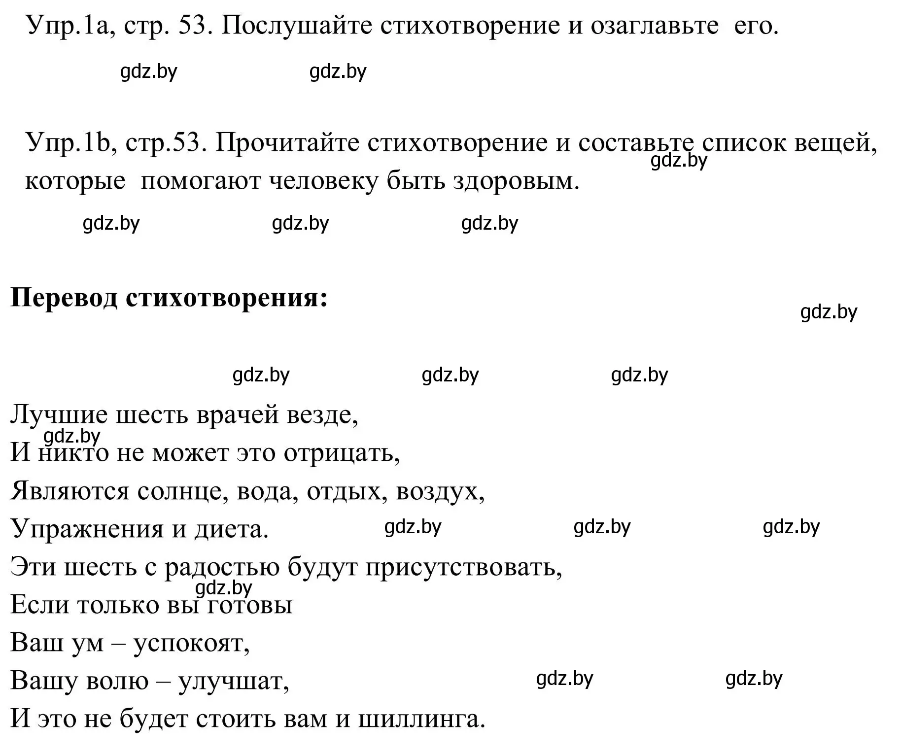 Решение номер 1 (страница 53) гдз по английскому языку 9 класс Лапицкая, Демченко, учебник