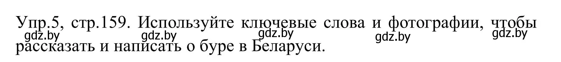 Решение номер 5 (страница 159) гдз по английскому языку 9 класс Лапицкая, Демченко, учебник