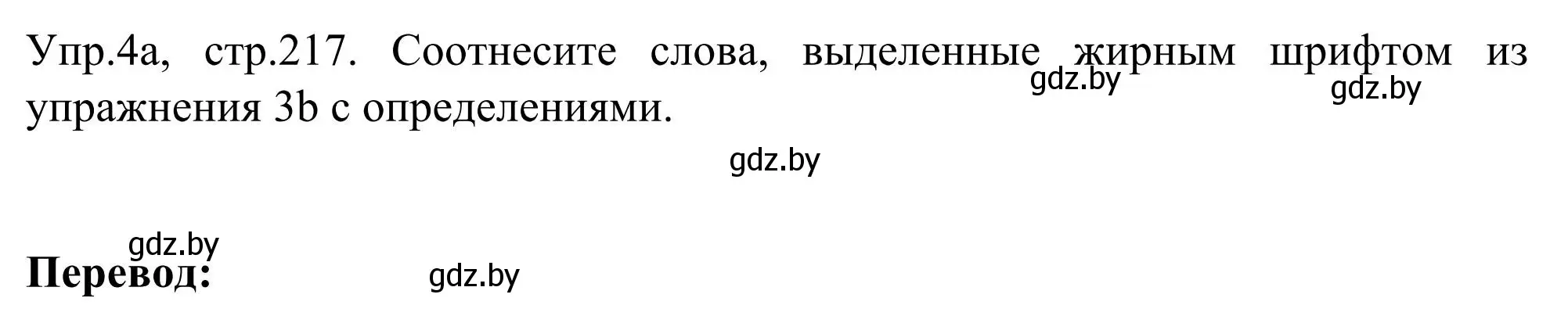 Решение номер 4 (страница 217) гдз по английскому языку 9 класс Лапицкая, Демченко, учебник