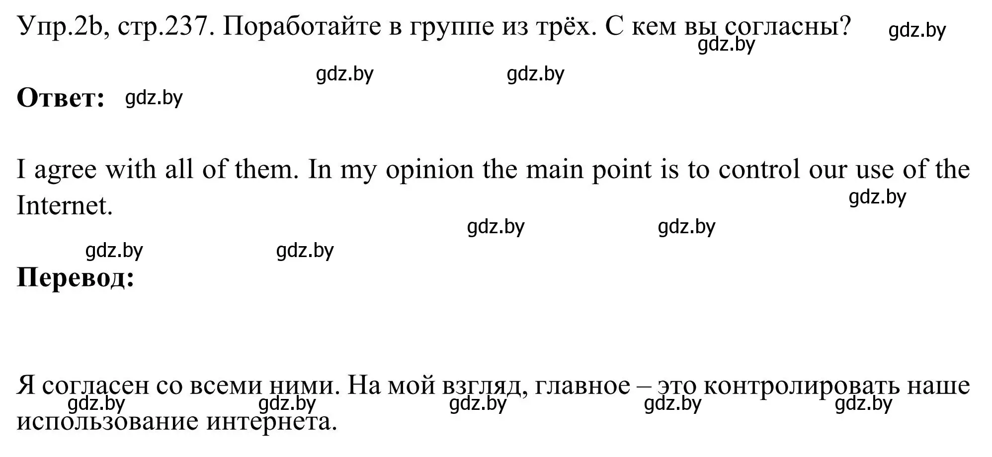 Решение номер 2 (страница 234) гдз по английскому языку 9 класс Лапицкая, Демченко, учебник