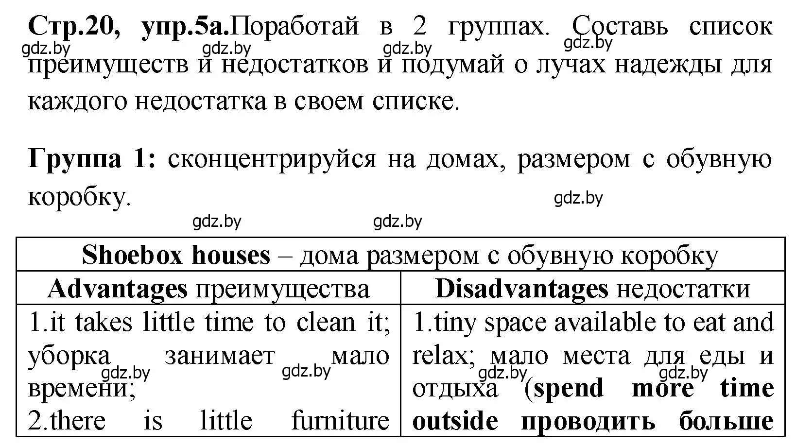 Решение номер 5 (страница 20) гдз по английскому языку 10 класс Демченко, Бушуева, учебник