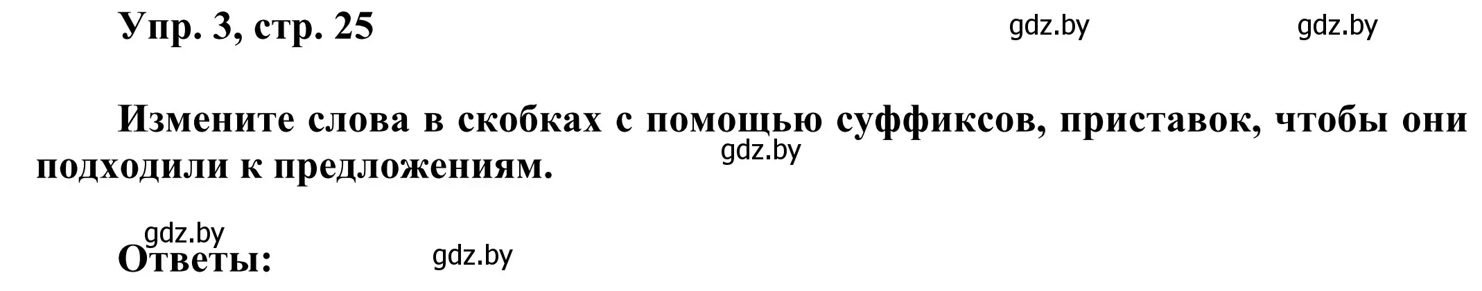 Решение номер 3 (страница 25) гдз по английскому языку 10 класс Юхнель, Наумова, рабочая тетрадь 2 часть