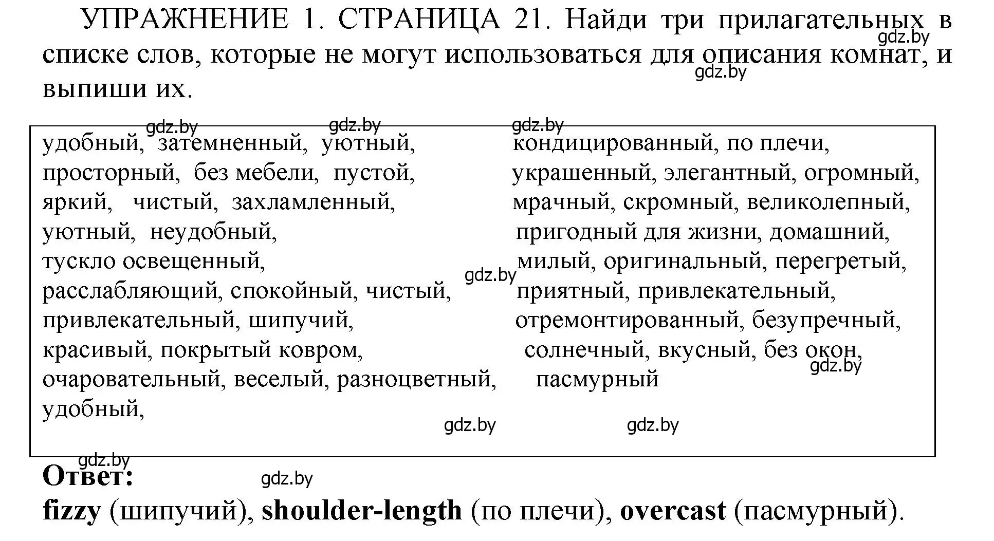 Решение 2. номер 1 (страница 21) гдз по английскому языку 10 класс Юхнель, Наумова, рабочая тетрадь 1 часть