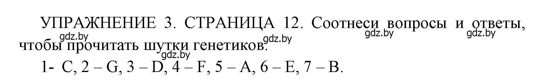 Решение 2. номер 3 (страница 12) гдз по английскому языку 10 класс Юхнель, Наумова, рабочая тетрадь 2 часть