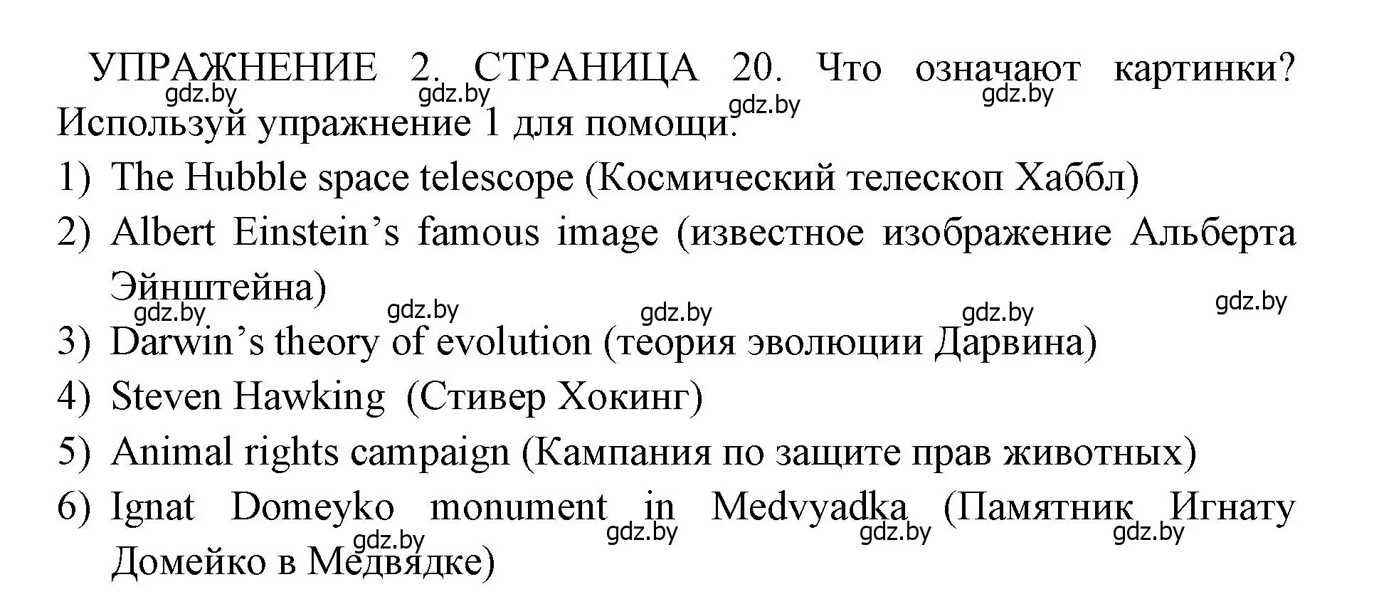 Решение 2. номер 2 (страница 20) гдз по английскому языку 10 класс Юхнель, Наумова, рабочая тетрадь 2 часть