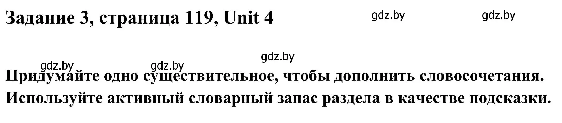 Решение номер 3 (страница 119) гдз по английскому языку 10 класс Юхнель, Наумова, учебник