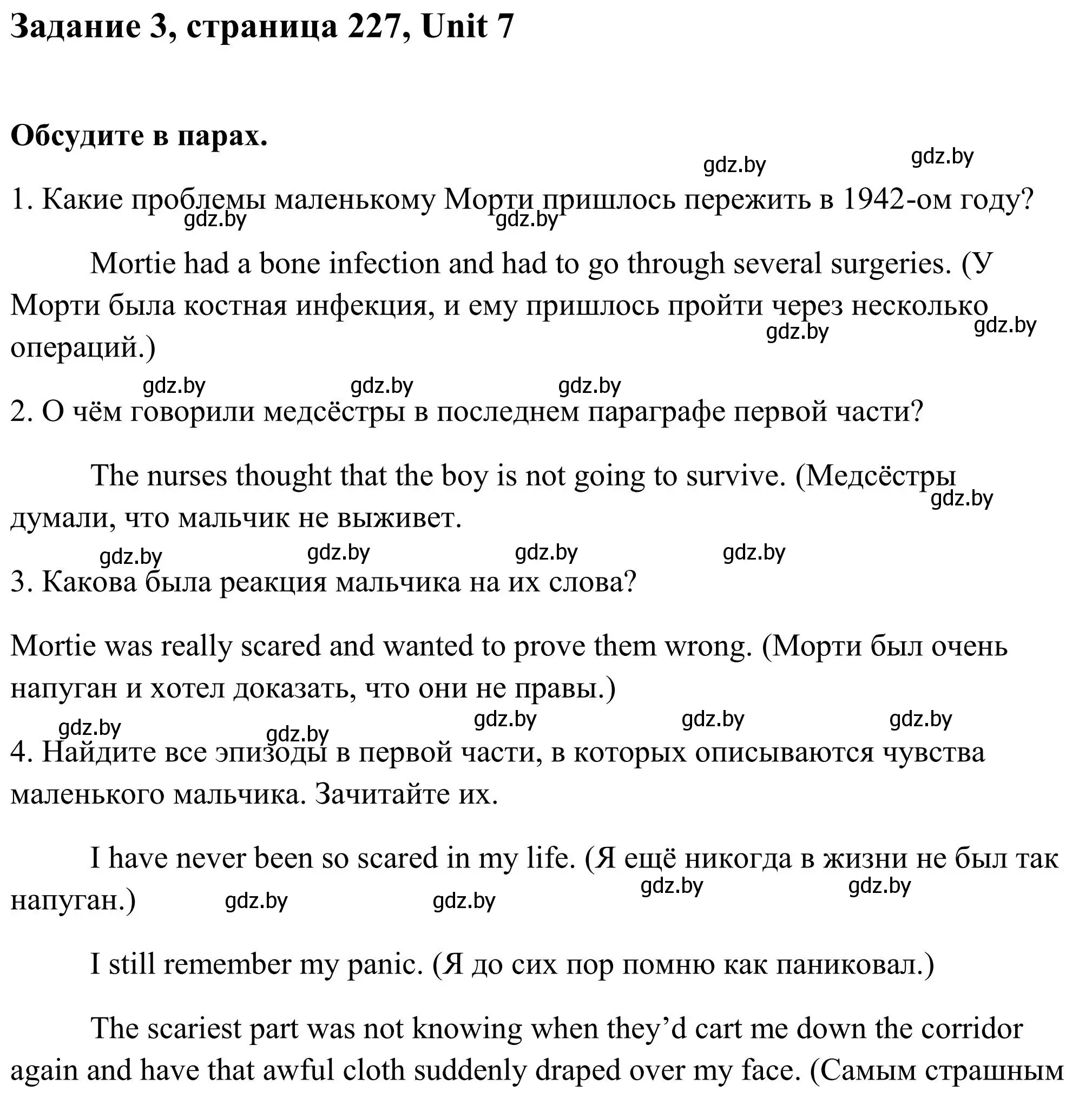 Решение номер 3 (страница 227) гдз по английскому языку 10 класс Юхнель, Наумова, учебник