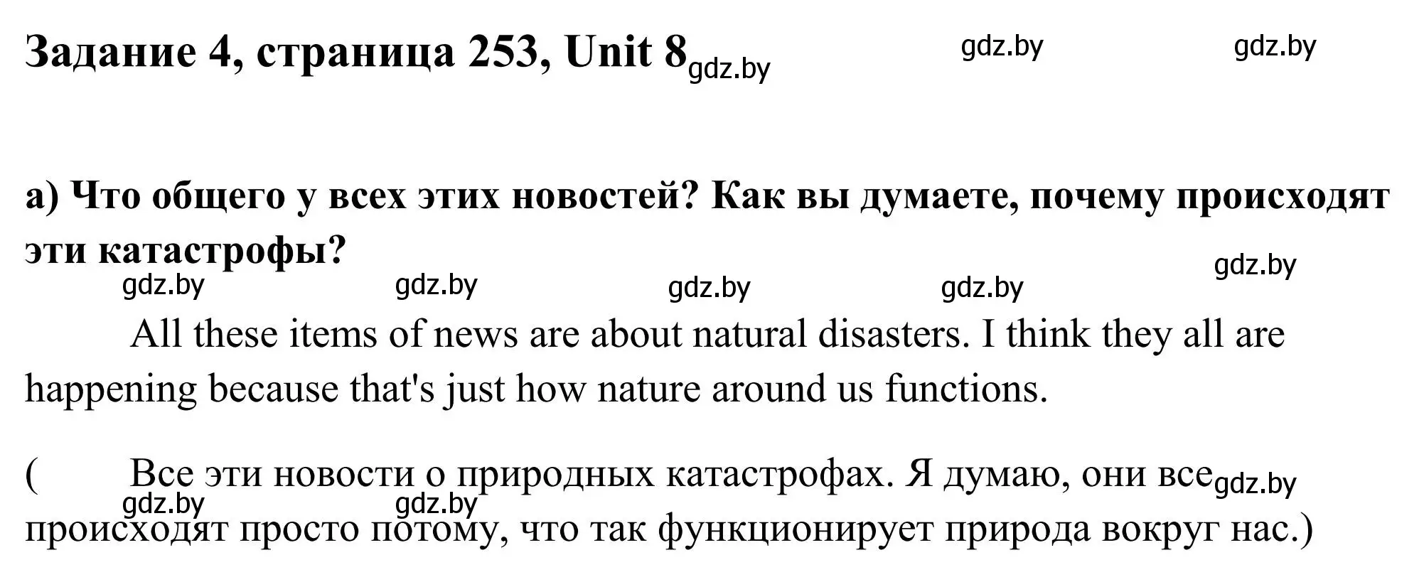 Решение номер 4 (страница 253) гдз по английскому языку 10 класс Юхнель, Наумова, учебник