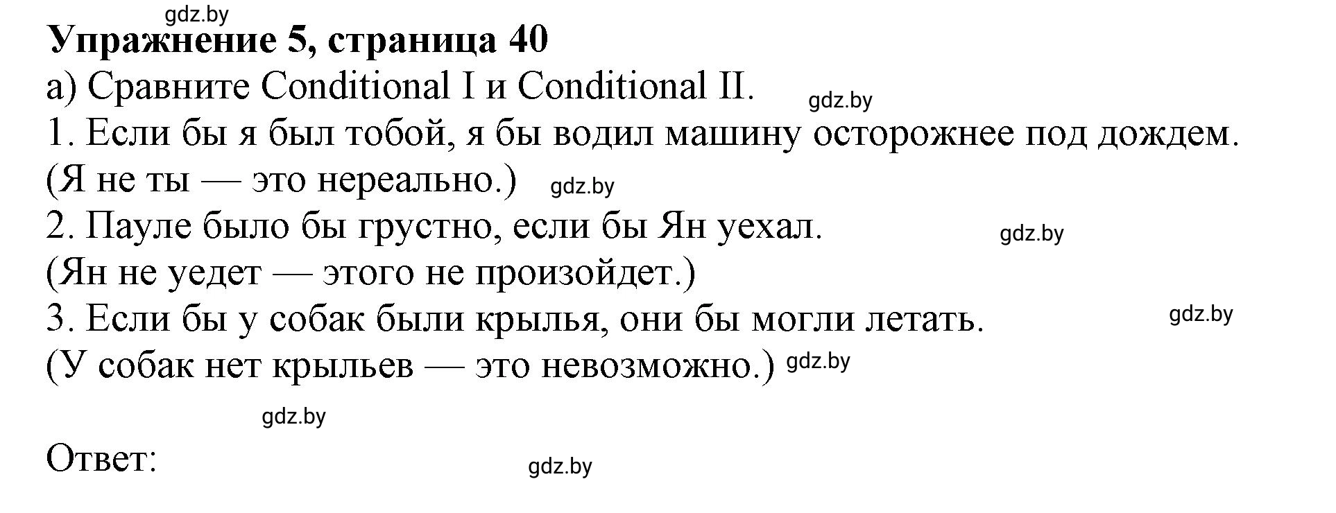 Решение 2. номер 5 (страница 40) гдз по английскому языку 10 класс Юхнель, Наумова, учебник