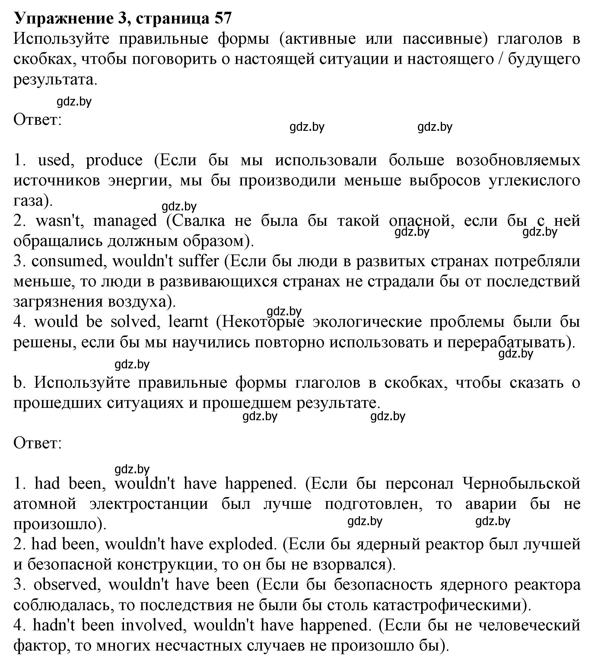 Решение номер 3 (страница 57) гдз по английскому языку 11 класс Юхнель, Демченко, рабочая тетрадь 1 часть