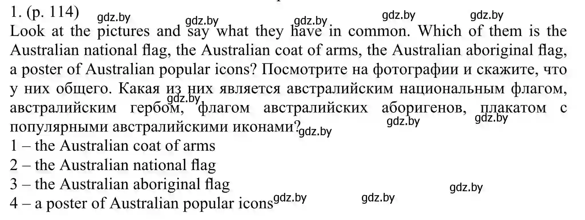 Решение номер 1 (страница 114) гдз по английскому языку 11 класс Юхнель, Демченко, учебник