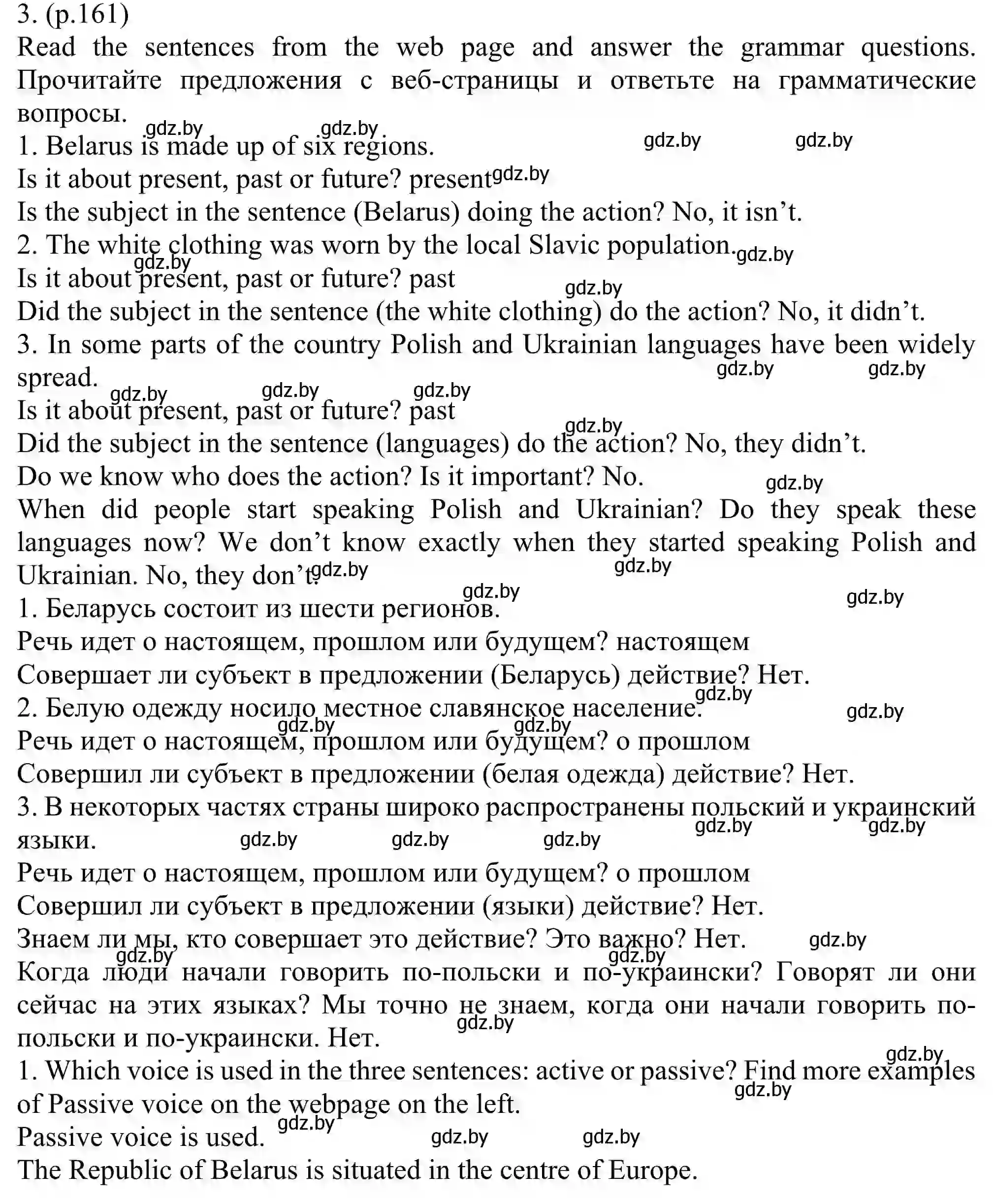 Решение номер 3 (страница 161) гдз по английскому языку 11 класс Юхнель, Демченко, учебник