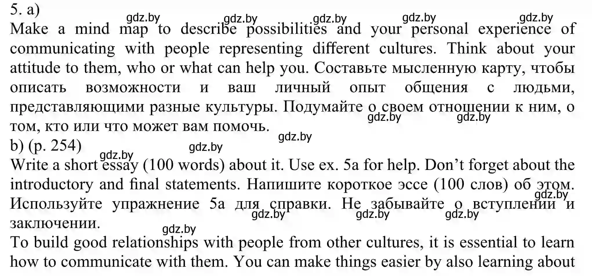 Решение номер 5 (страница 254) гдз по английскому языку 11 класс Юхнель, Демченко, учебник