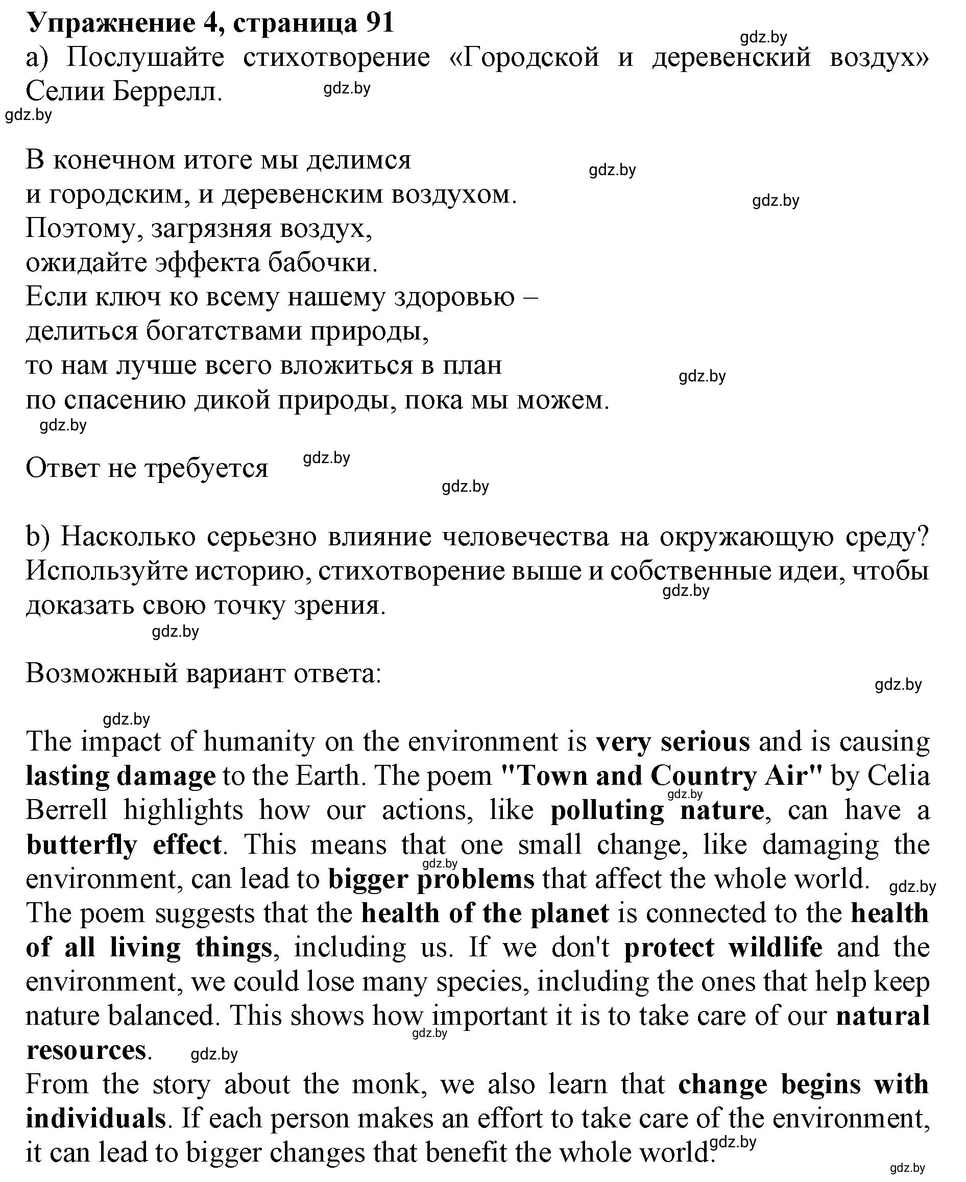 Решение 2. номер 4 (страница 91) гдз по английскому языку 11 класс Юхнель, Демченко, учебник