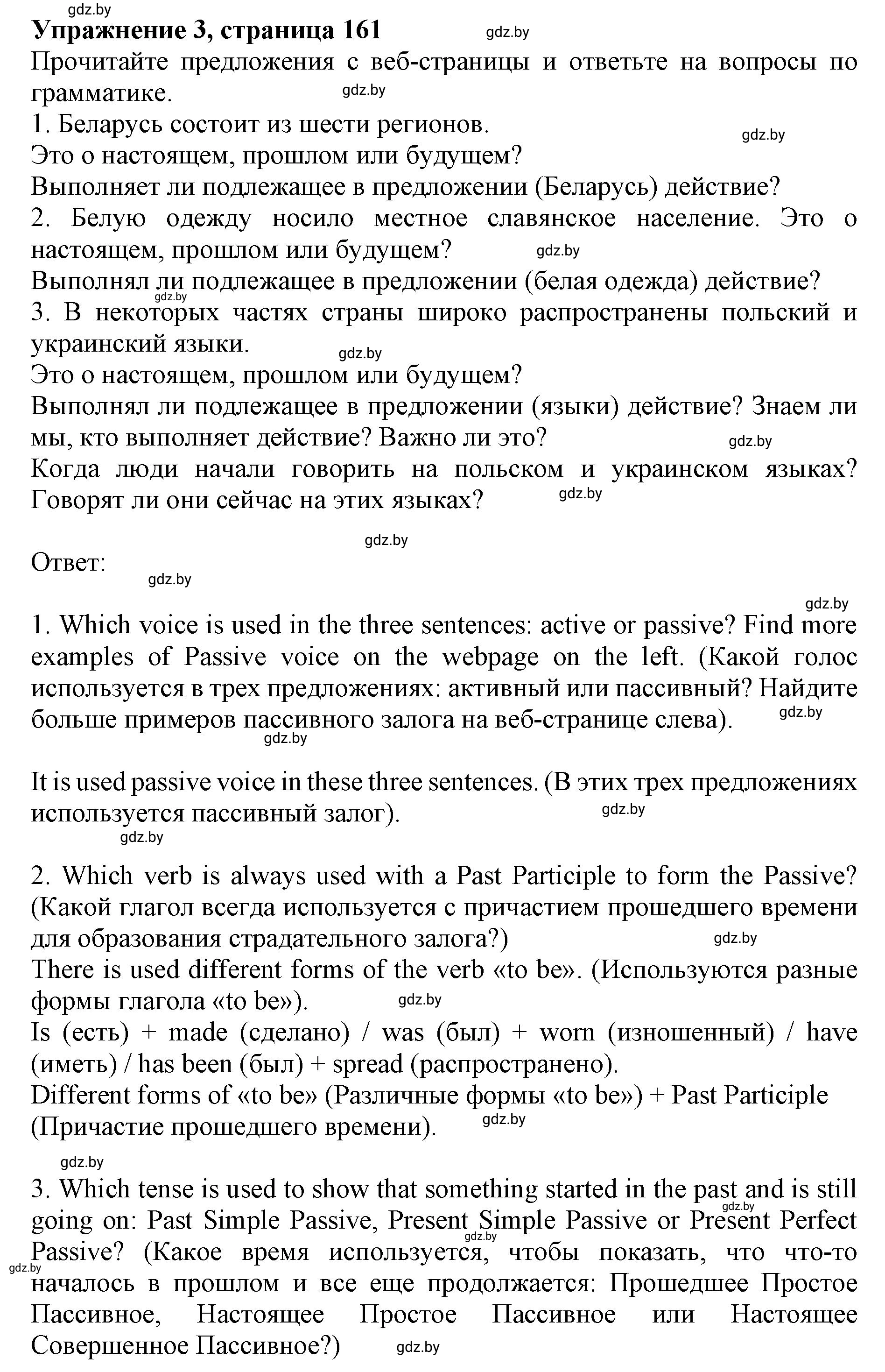 Решение 2. номер 3 (страница 161) гдз по английскому языку 11 класс Юхнель, Демченко, учебник