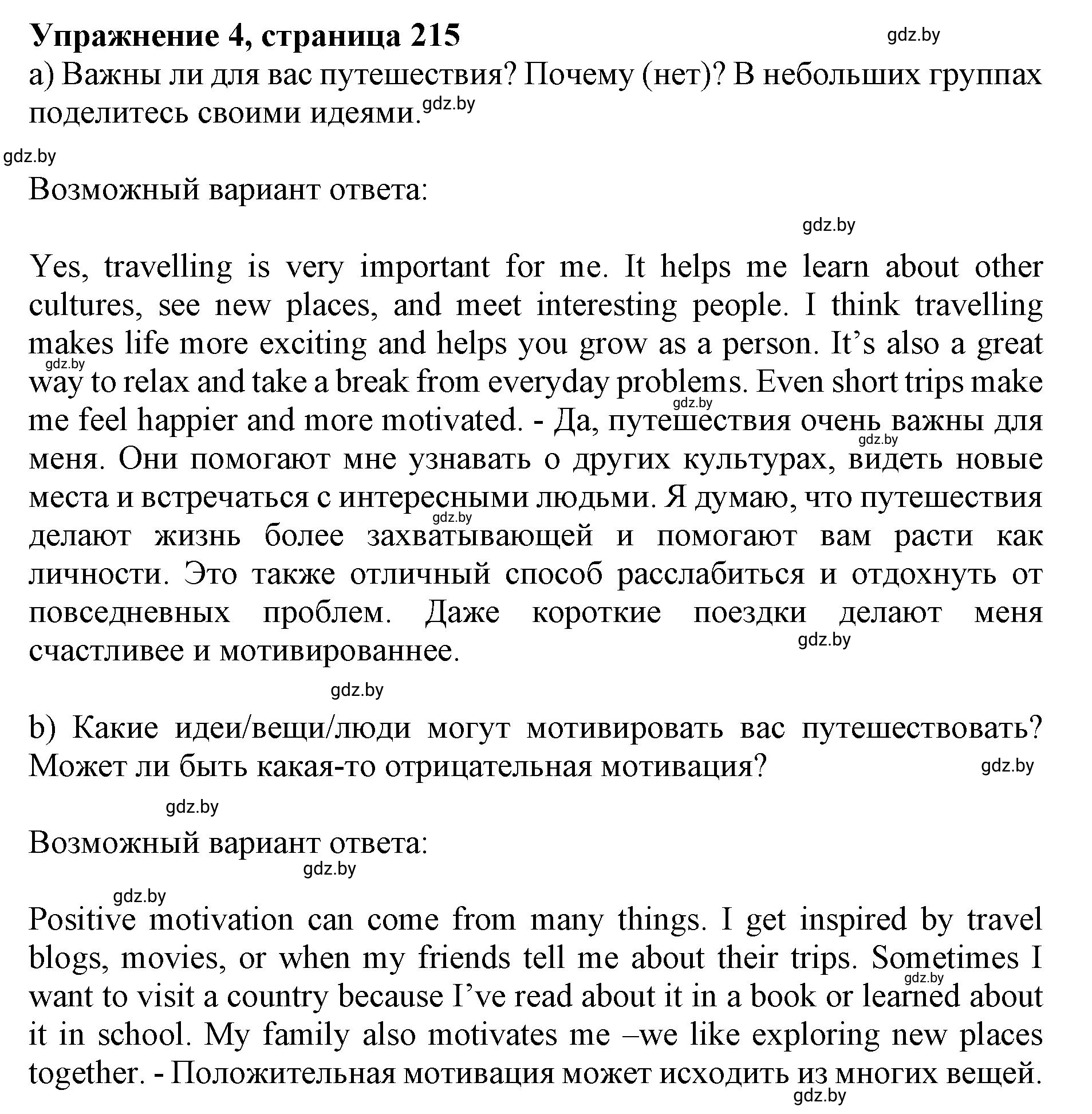 Решение 2. номер 4 (страница 215) гдз по английскому языку 11 класс Юхнель, Демченко, учебник