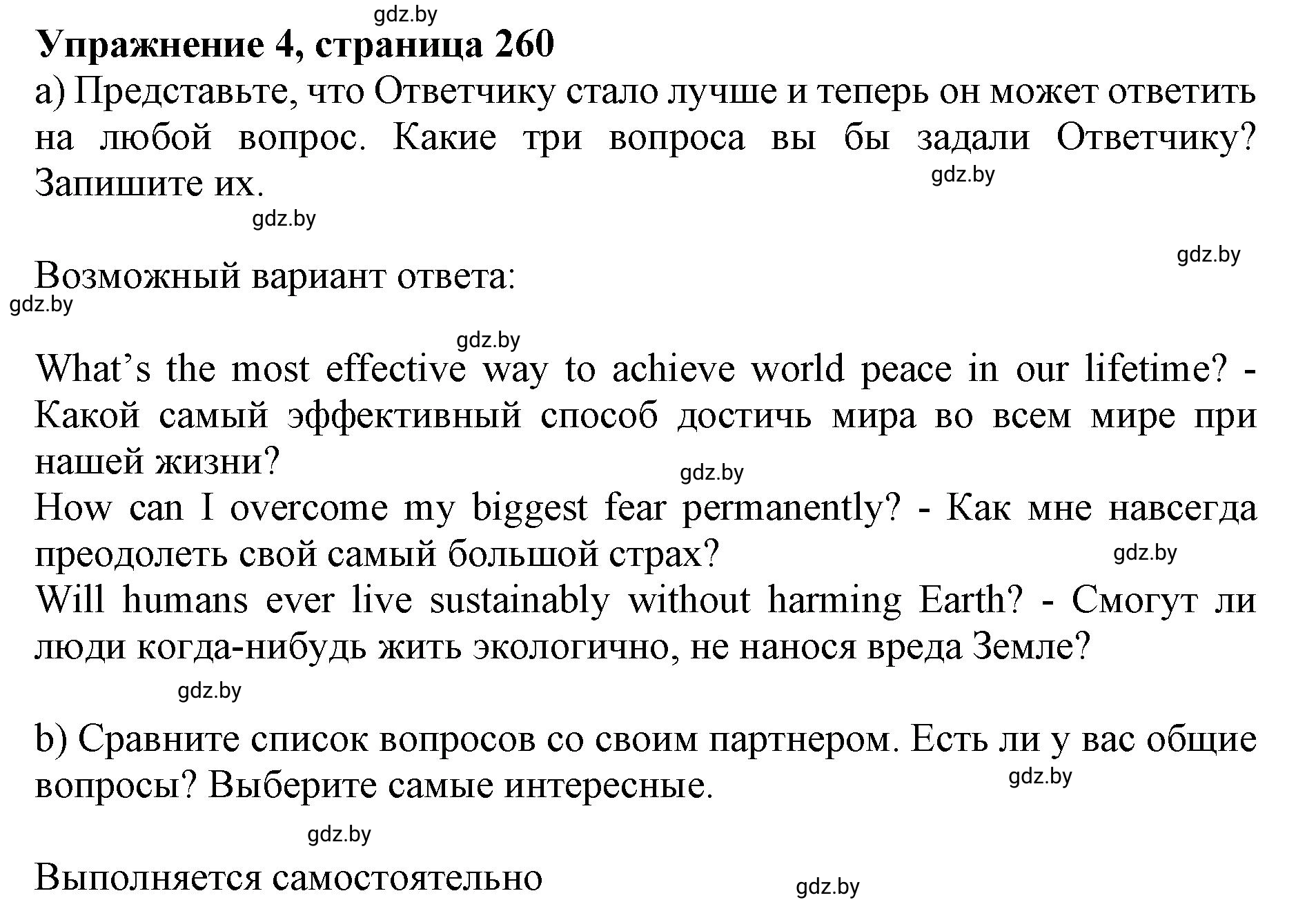 Решение 2. номер 4 (страница 260) гдз по английскому языку 11 класс Юхнель, Демченко, учебник