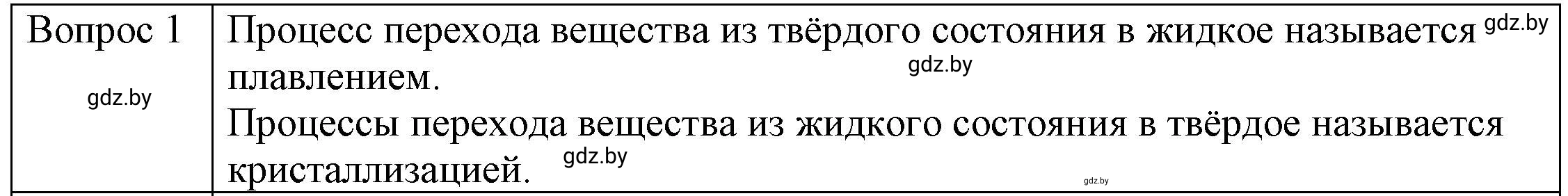 Решение 3. номер 1 (страница 35) гдз по физике 8 класс Исаченкова, Громыко, учебник