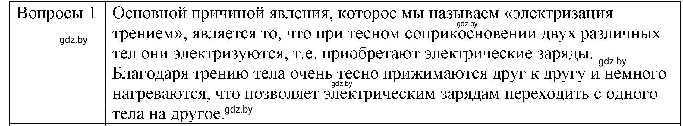 Решение 3. номер 1 (страница 55) гдз по физике 8 класс Исаченкова, Громыко, учебник