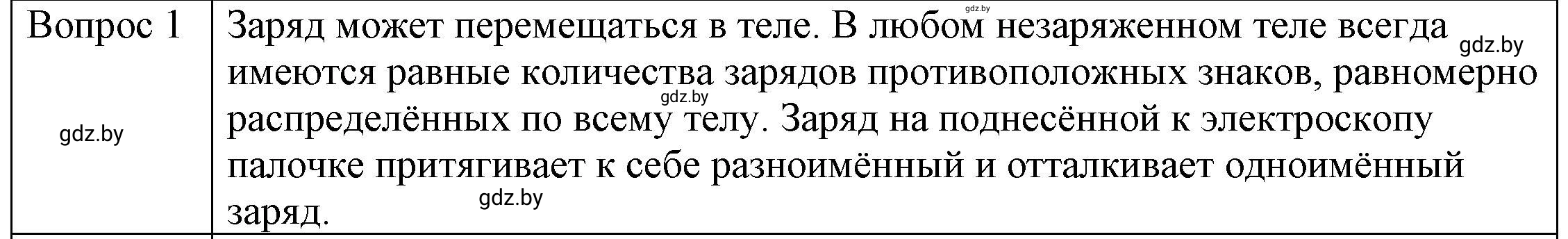 Решение 3. номер 1 (страница 62) гдз по физике 8 класс Исаченкова, Громыко, учебник