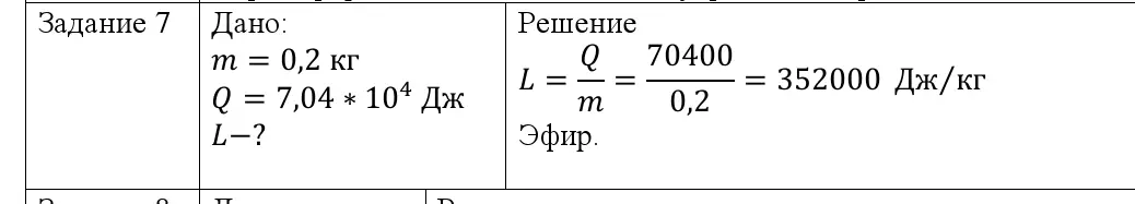 Решение номер 7 (страница 49) гдз по физике 8 класс Исаченкова, Собещанская, учебник