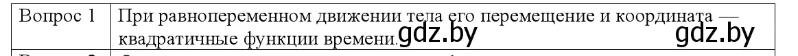 Решение номер 1 (страница 51) гдз по физике 9 класс Исаченкова, Сокольский, учебник