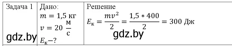 Решение номер 1 (страница 172) гдз по физике 9 класс Исаченкова, Сокольский, учебник