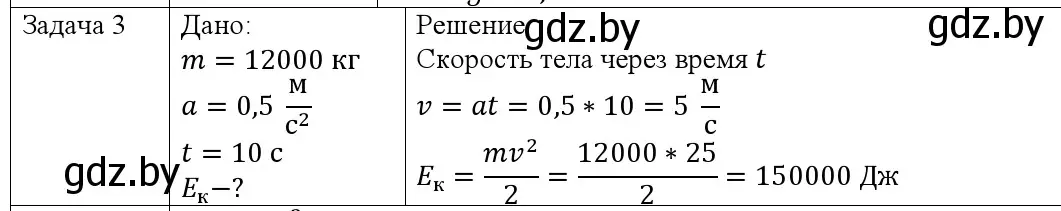 Решение номер 3 (страница 176) гдз по физике 9 класс Исаченкова, Сокольский, учебник