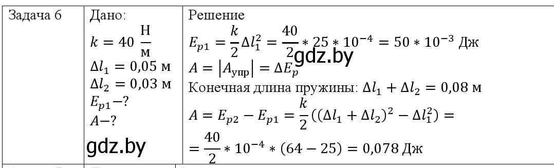 Решение номер 6 (страница 177) гдз по физике 9 класс Исаченкова, Сокольский, учебник