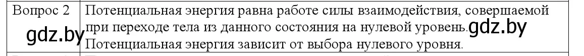 Решение номер 2 (страница 168) гдз по физике 9 класс Исаченкова, Сокольский, учебник