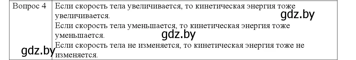 Решение номер 4 (страница 172) гдз по физике 9 класс Исаченкова, Сокольский, учебник