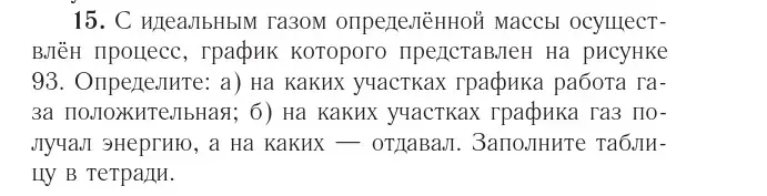 Условие номер 15 (страница 110) гдз по физике 10 класс Громыко, Зенькович, учебник