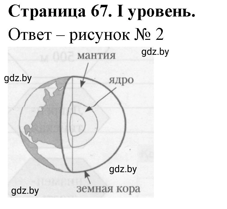 Решение  І уровень (страница 67) гдз по географии 6 класс Кольмакова, Пикулик, тетрадь для практических работ