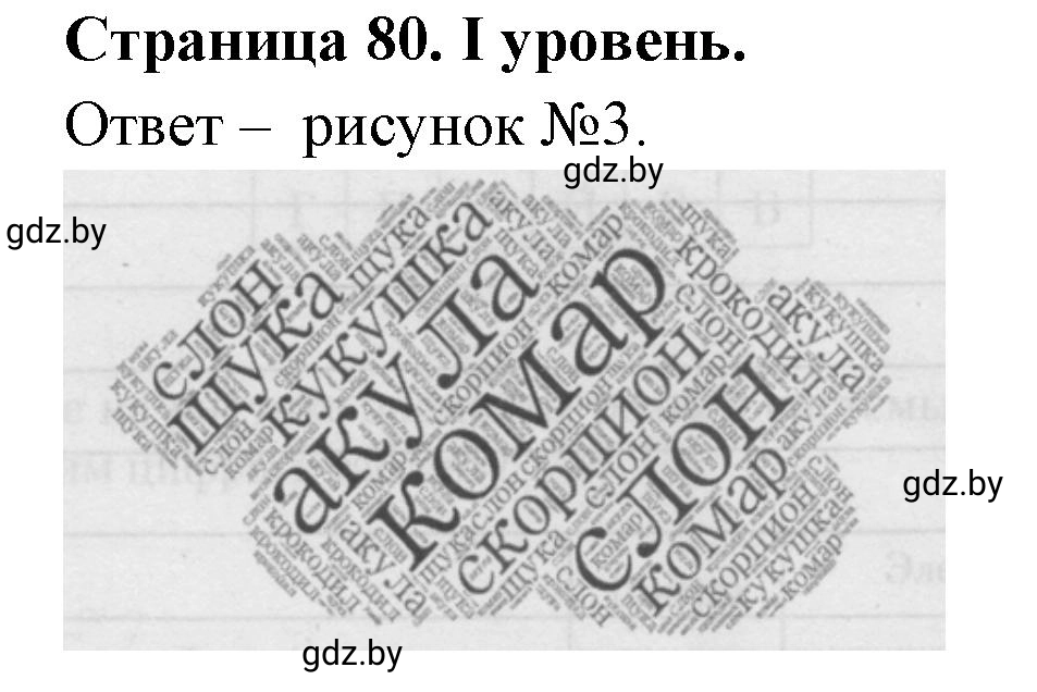 Решение  І уровень (страница 80) гдз по географии 6 класс Кольмакова, Пикулик, тетрадь для практических работ