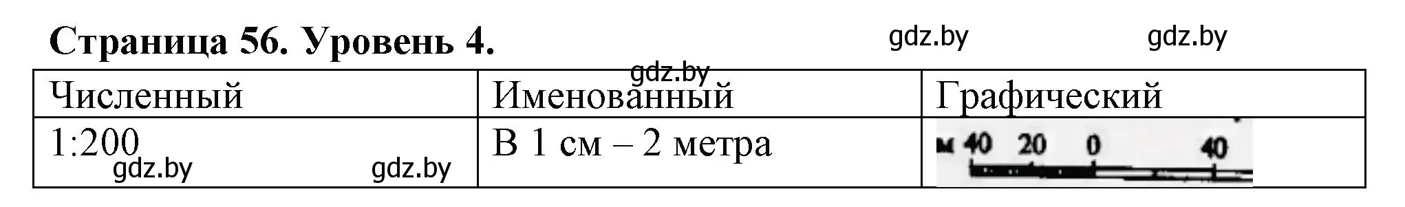 Решение номер 4 (страница 56) гдз по географии 6 класс Кольмакова, Пикулик, тетрадь для практических работ