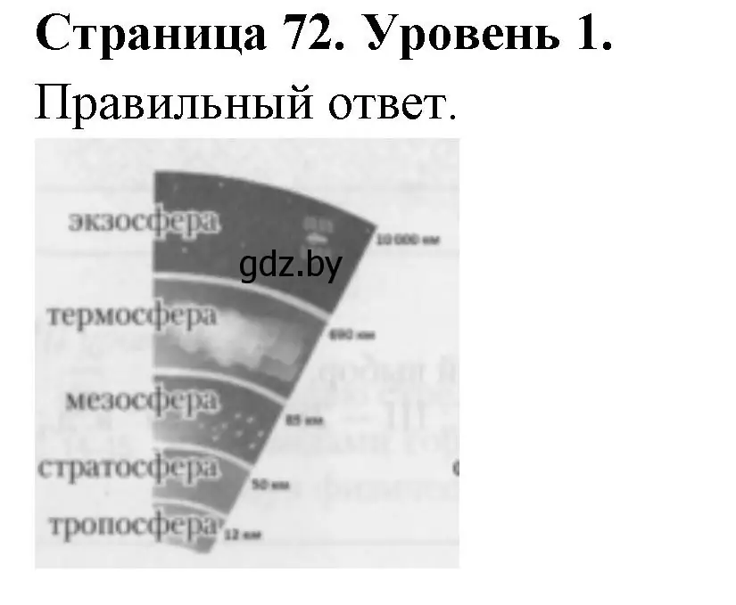 Решение номер 1 (страница 72) гдз по географии 6 класс Кольмакова, Пикулик, тетрадь для практических работ