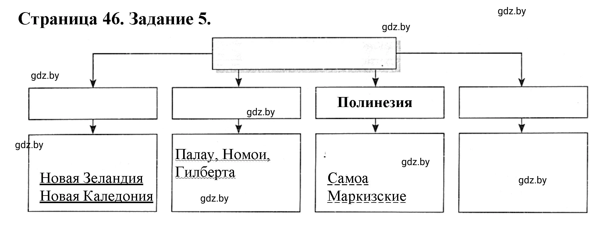 Решение номер 5 (страница 46) гдз по географии 7 класс Кольмакова, Сарычева, рабочая тетрадь