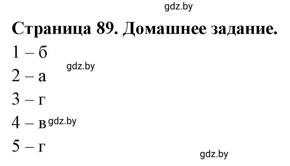 Решение  Домашнее задание (страница 89) гдз по географии 7 класс Кольмакова, Сарычева, рабочая тетрадь