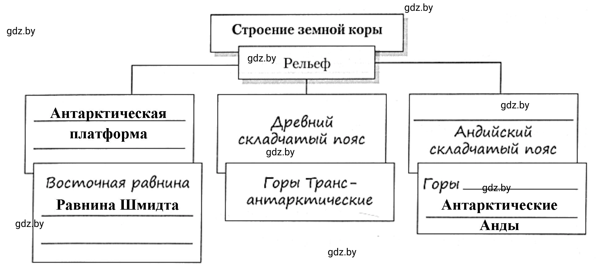 Решение номер 3 (страница 105) гдз по географии 7 класс Кольмакова, Сарычева, рабочая тетрадь