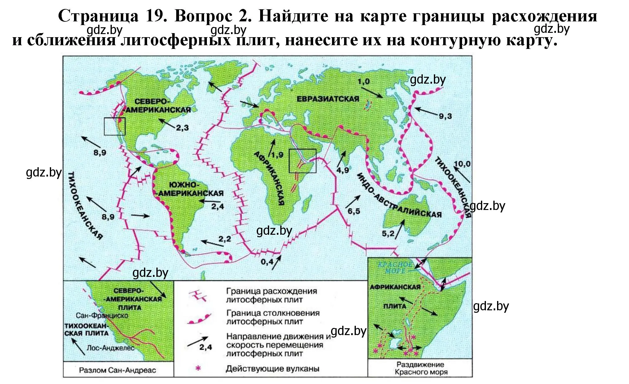 Решение номер 2 (страница 19) гдз по географии 7 класс Кольмакова, Лопух, учебник