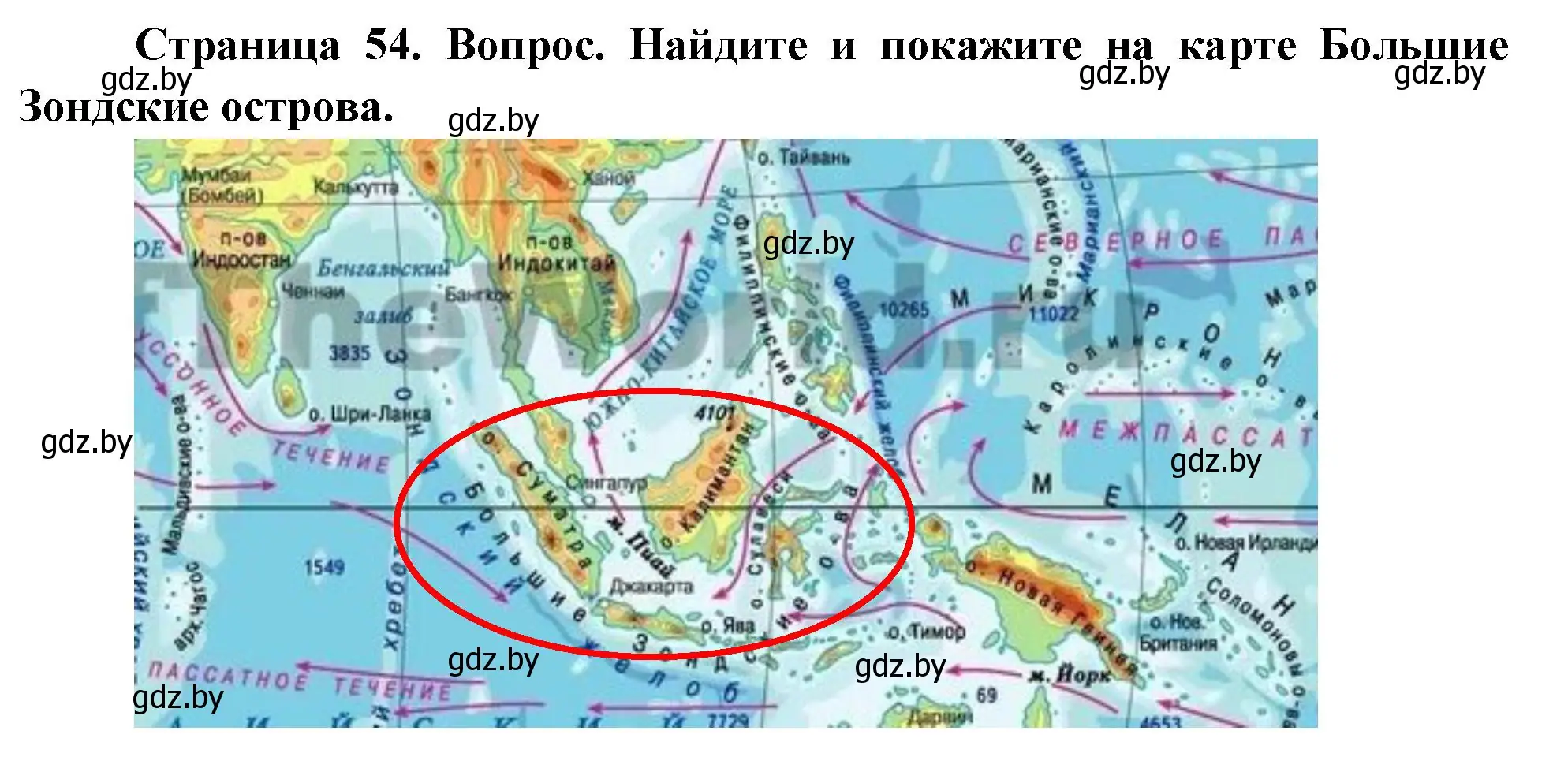 Решение номер 1 (страница 54) гдз по географии 7 класс Кольмакова, Лопух, учебник