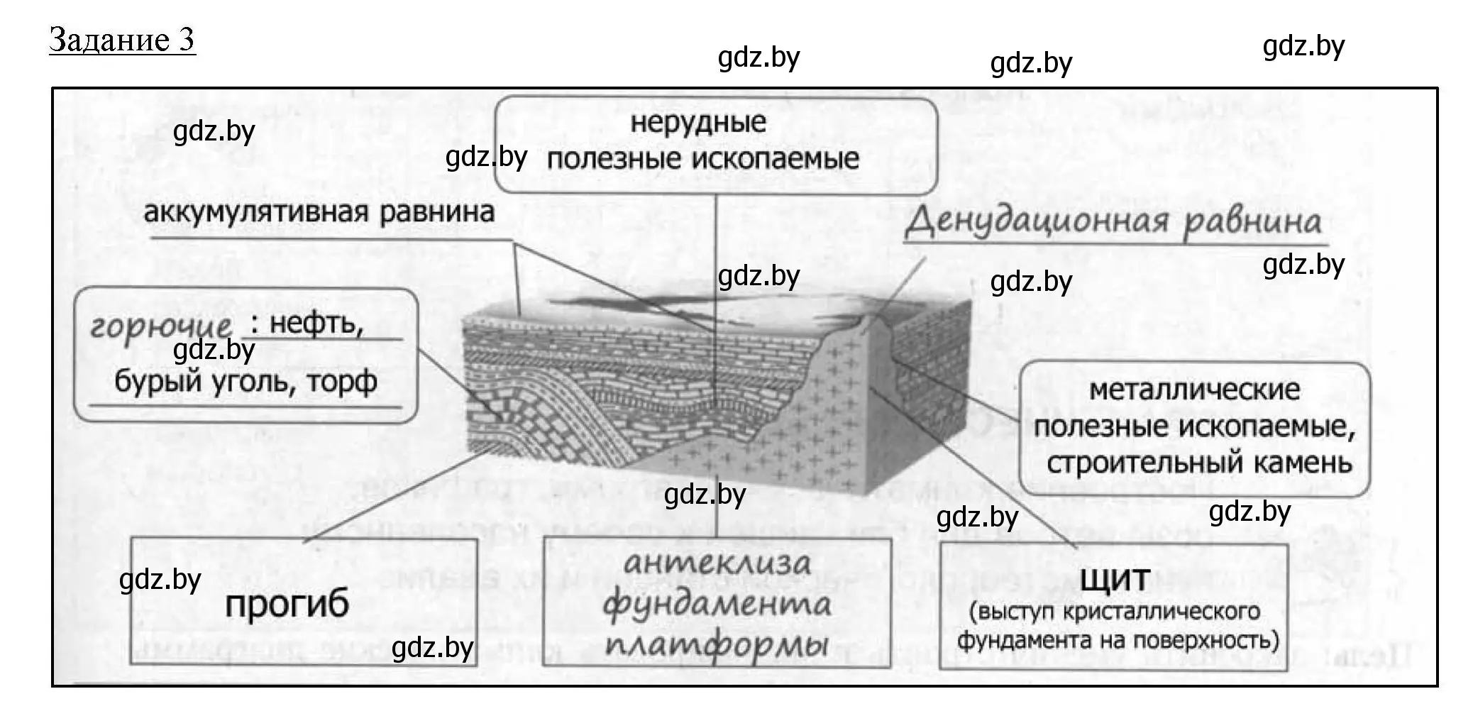 Решение номер 3 (страница 11) гдз по географии 9 класс Кольмакова, Пикулик, тетрадь для практических работ