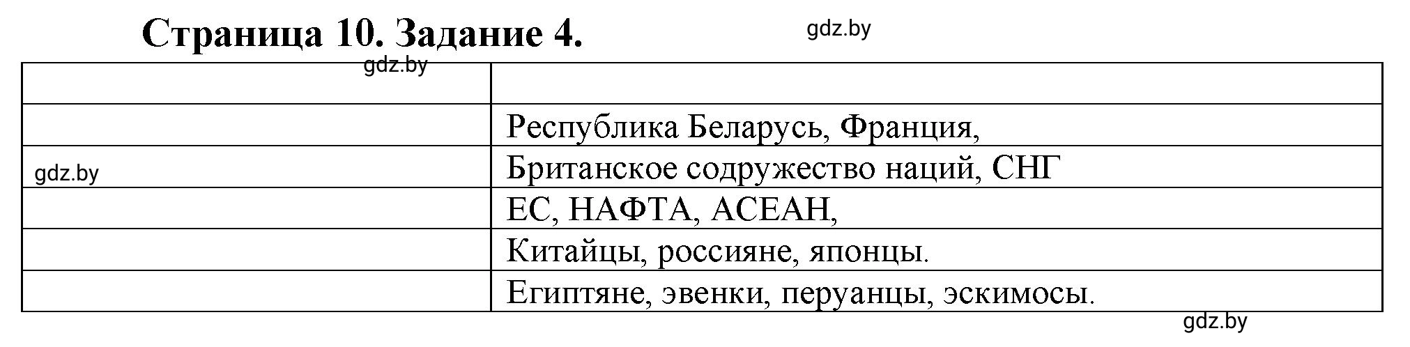 Решение номер 4* (страница 10) гдз по географии 10 класс Витченко, Антипова, тетрадь для практических работ