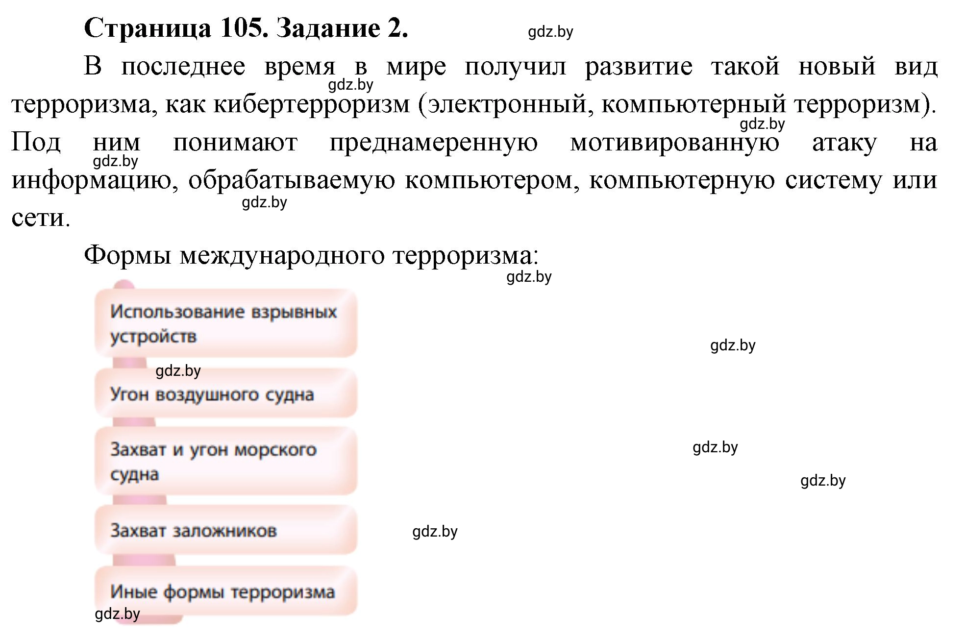 Решение номер 2 (страница 105) гдз по географии 11 класс Кольмакова, Тарасёнок, рабочая тетрадь