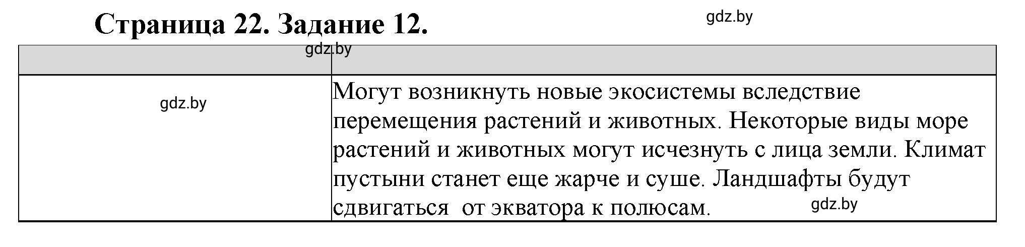 Решение номер 12 (страница 22) гдз по географии 11 класс Витченко, Антипова, тетрадь для практических работ