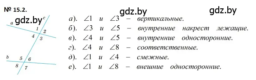 Решение 2. номер 15.2 (страница 32) гдз по геометрии 7-9 класс Кононов, Адамович, сборник задач