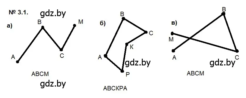 Решение 2. номер 3.1 (страница 11) гдз по геометрии 7-9 класс Кононов, Адамович, сборник задач