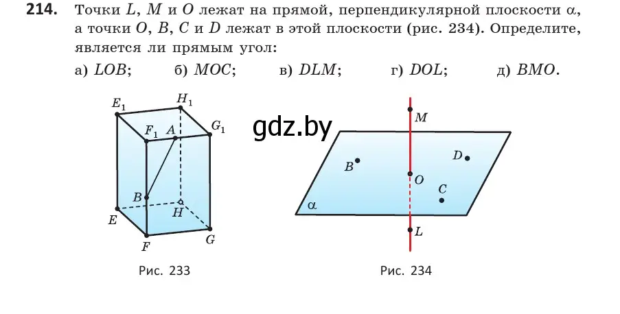 Условие номер 214 (страница 93) гдз по геометрии 10 класс Латотин, Чеботаревский, учебник