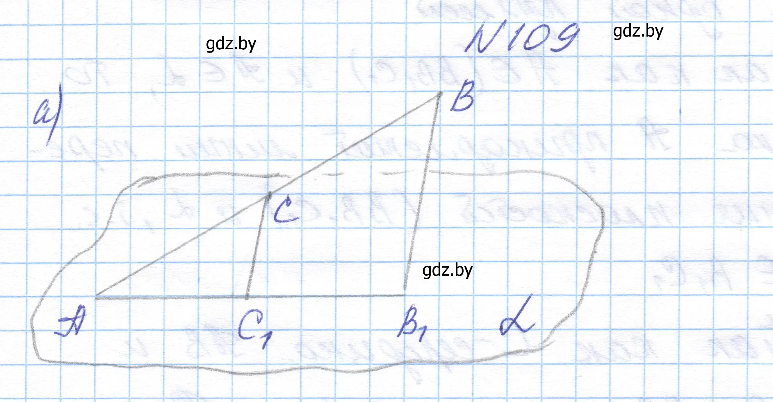 Решение номер 109 (страница 59) гдз по геометрии 10 класс Латотин, Чеботаревский, учебник